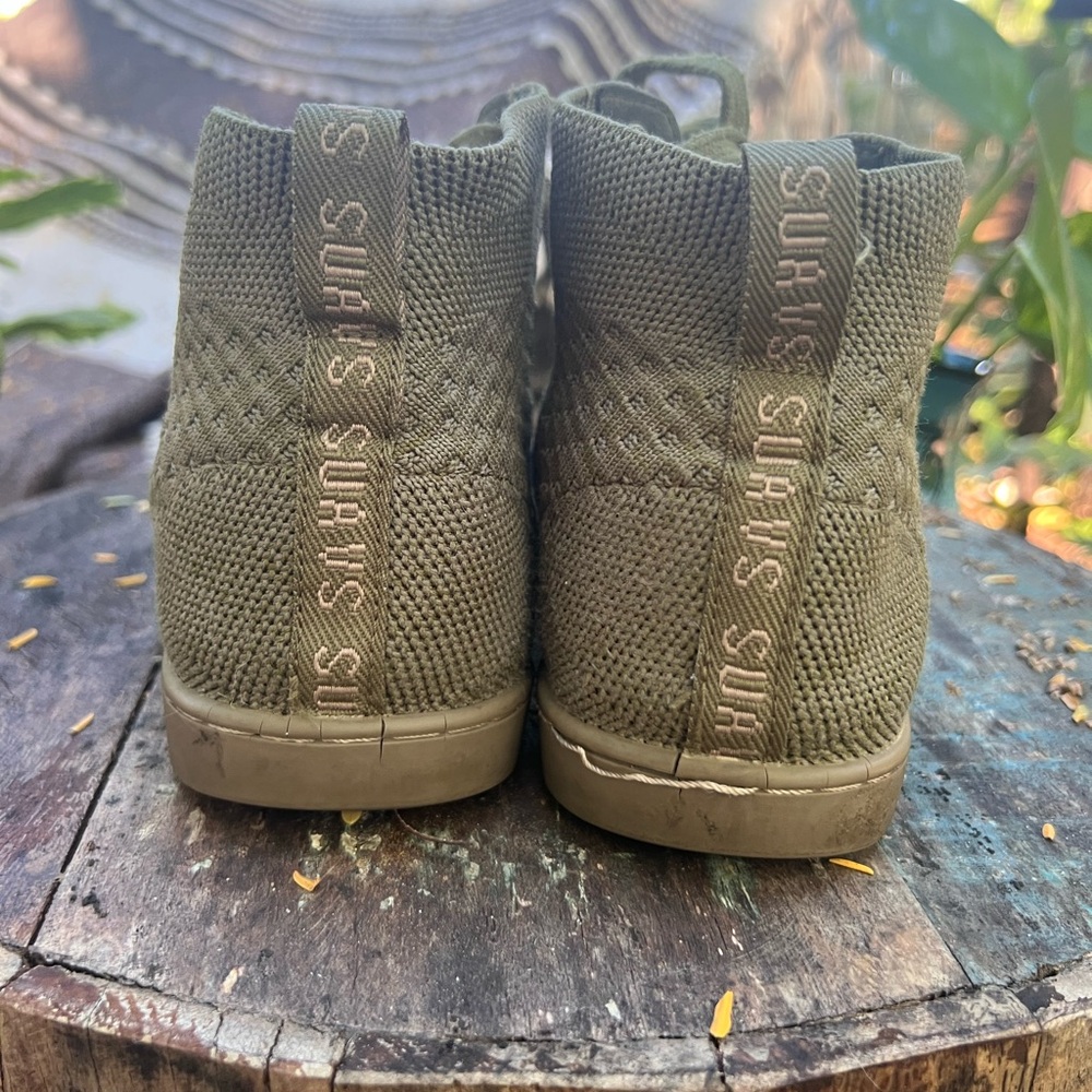 Suavs Olive Green Women's Sneakers Very Breathable size 6 - Picture 3 of 9